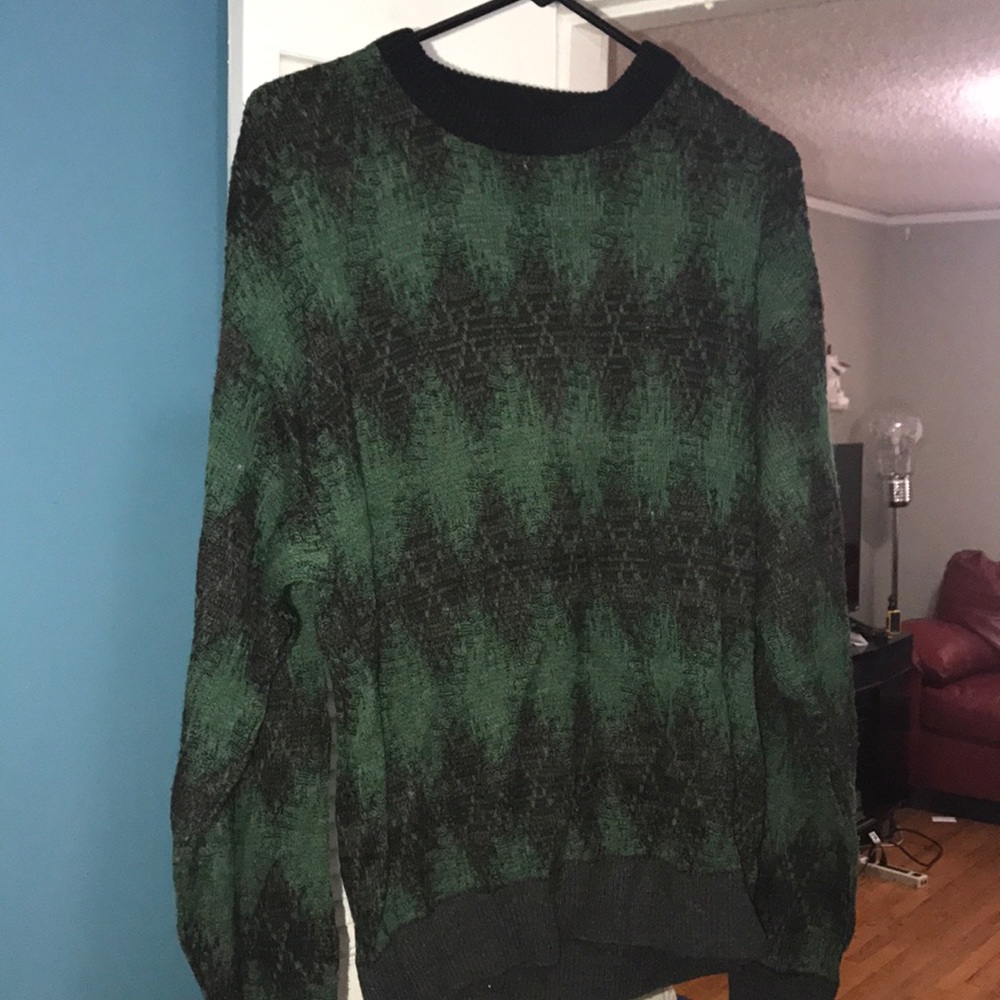 Vintage knit pattern sweater